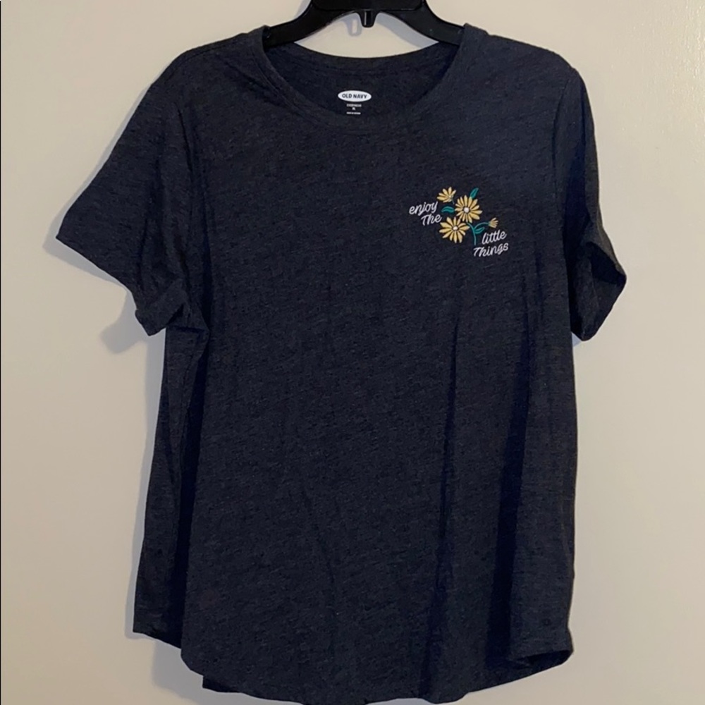 Gray Old Navy Everyday Tee